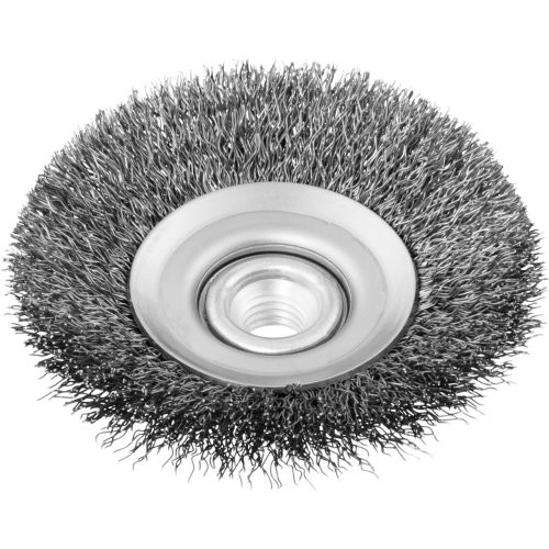 BKSW uniwersalna szczotka stożkowa 100×12 mm do szlifierki prostej z włosiem karbowanym - obrazek 3