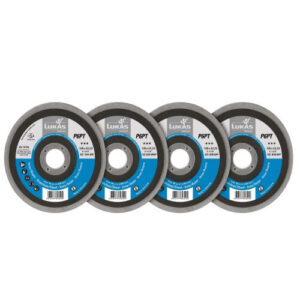 Zestaw tarcz polerskich P6PT Ø 125 mm, 4 części do szlifierki kątowej, płaskie
