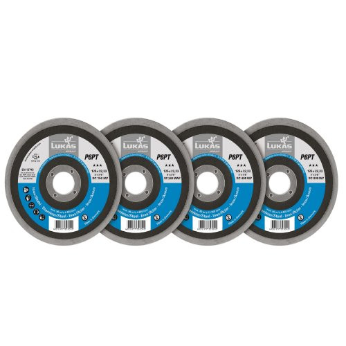 Zestaw tarcz polerskich P6PT Ø 125 mm, 4 części do szlifierki kątowej, płaskie