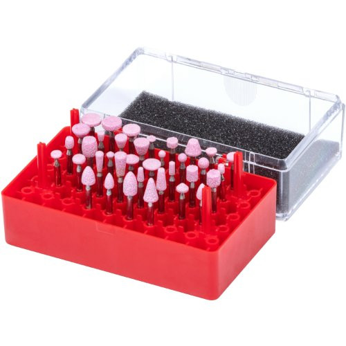 zestaw kamieni trzpieniowych 36 części do stali/żeliwa trzpień mm trzpień 3 mm tlenek glinu