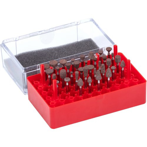 zestaw kamieni montowanych 36 części do trzpienia ze stali nierdzewnej trzpień 3 mm tlenek glinu - obrazek 2