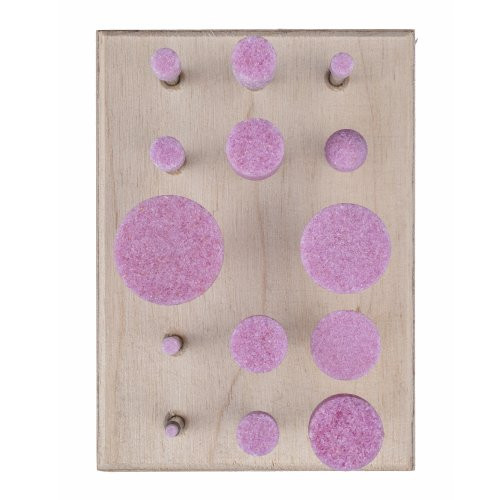 zestaw gumek ściernych 10 szt. do trzpienia stalowego/żeliwnego 3 mm tlenek glinu - obrazek 2