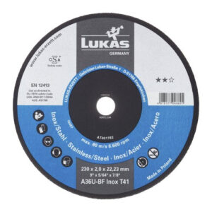 T41 tarcza tnąca do stali nierdzewnej 230×2 mm prosta | do szlifierki kątowej | A36U-BF