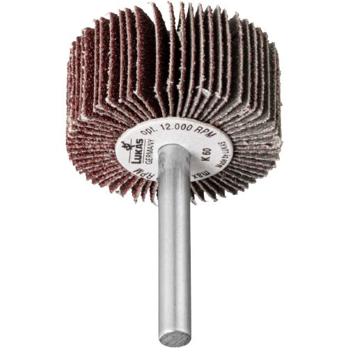 SFL uniwersalne zamocowane koło listkowe 60×30 mm trzpień 6 mm tlenek glinu ziarno 60 | Base-X - obrazek 2