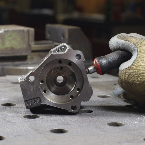 Głowica ścierna kulista KE z trzonkiem 6 mm do stali/żeliwa 10×25 mm | ziarno 46/60 - obrazek 6