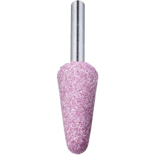 Głowica ścierna kulista KE do stali/żeliwa 16×32 mm trzonek 6 mm | tlenek glinu różowy ziarnistość 46 - obrazek 2
