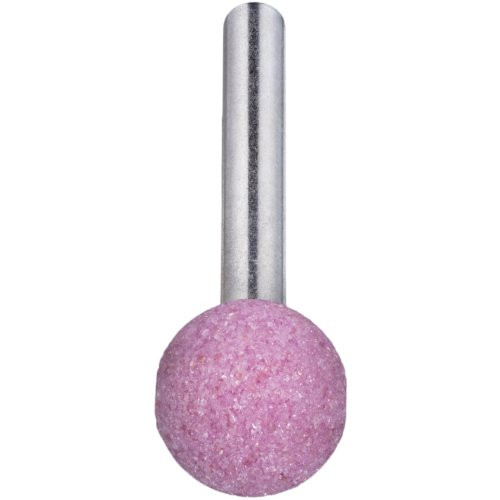 Grot kulisty przystawny KU do stali/żeliwa trzpień 20×20 mm 6 mm | tlenek glinu różowy ziarnistość 60 - obrazek 2