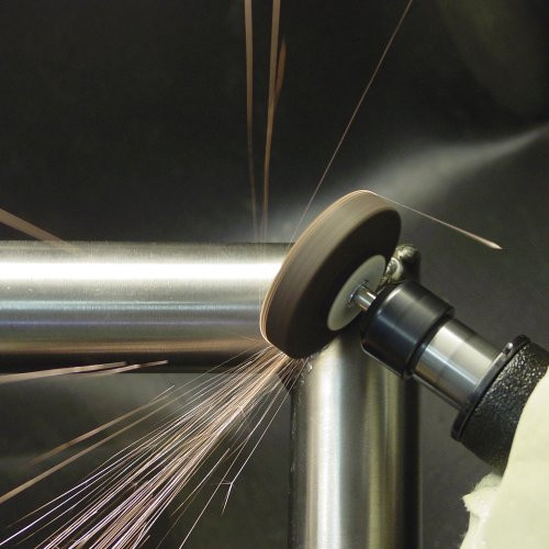 Zestaw walcowych końcówek ZY2 do stali narzędziowych 50×4 mm trzonek 6 mm | tlenek glinu ziarnistość 24 | twarde - obrazek 6