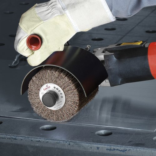 Uniwersalny wałek z listkami LWL 100×50 mm z gwintem wewnętrznym M14 | ziarno tlenku glinu 60 - obrazek 5