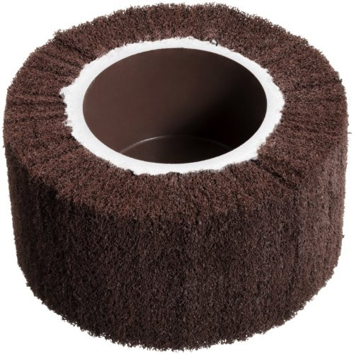 Uniwersalna rolka z włókniną ścierną LWV 100×50 mm z gwintem wewnętrznym M14 | ziarno tlenku glinu 100 - obrazek 2