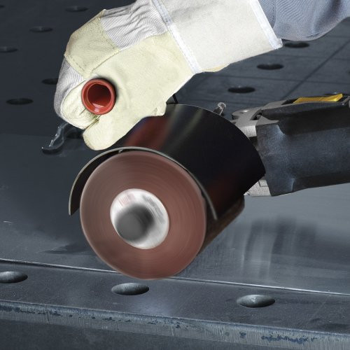 Uniwersalna rolka z włókniną ścierną LWV 100×50 mm z gwintem wewnętrznym M14 | ziarno tlenku glinu 100 - obrazek 5