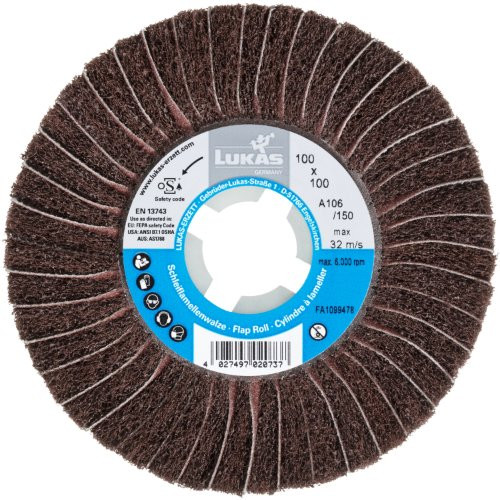 Tarcza listkowa uniwersalna LWM 100×50 mm otwór 19 mm | tlenek glinu ziarnistość 280/240