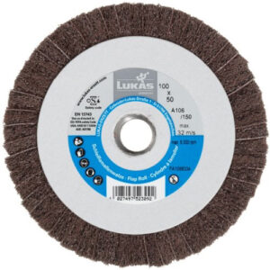 Uniwersalny wałek ścierny LWM 100×50 mm z wewnętrznym gwintem M14 | ziarnistość tlenek glinu 100/80