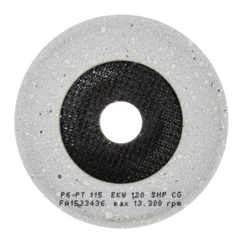 Tarcza polerska P6PT Ø 115 mm drobna do szlifierki kątowej, kompaktowy ziarnisty 120 - obrazek 3