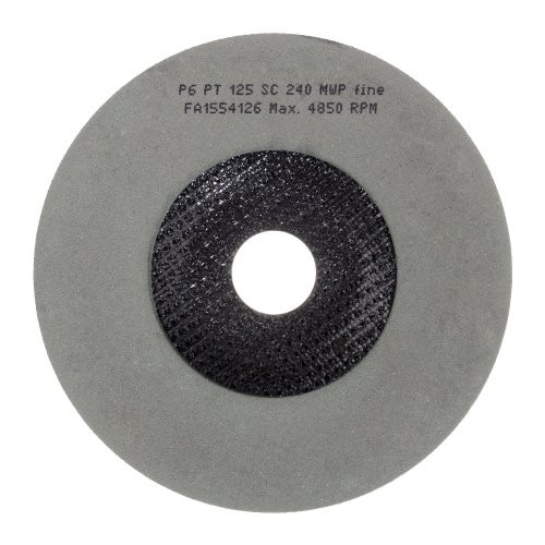 Tarcza polerska P6PT Ø 125 mm bardzo drobna do szlifierki kątowej krzemian węglika 400 - obrazek 3