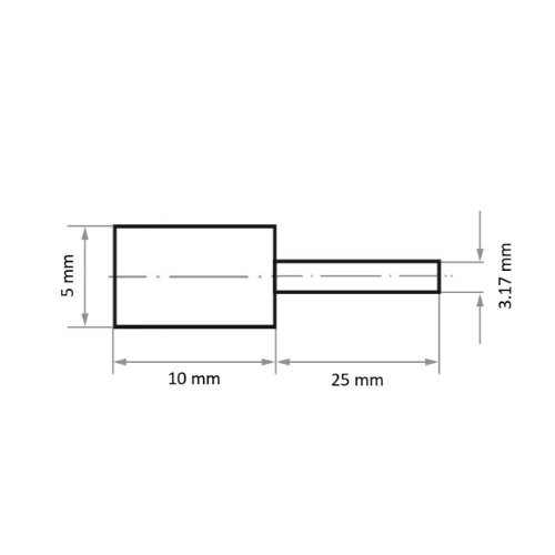 Uchwyt narzędziowy GTZY do kapturków ściernych 5×10 mm trzonek 3,17 mm // (1/8") - obrazek 4