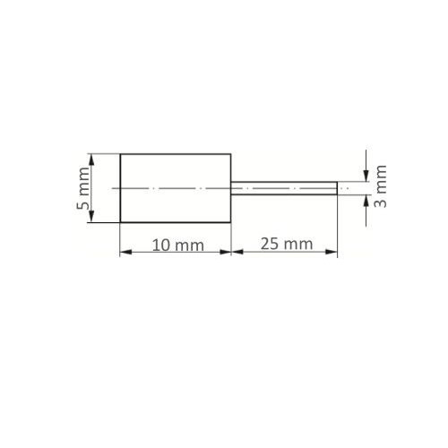 Uchwyt narzędziowy GTZY do kapturków ściernych 5×10 mm trzonek 3 mm - obrazek 5