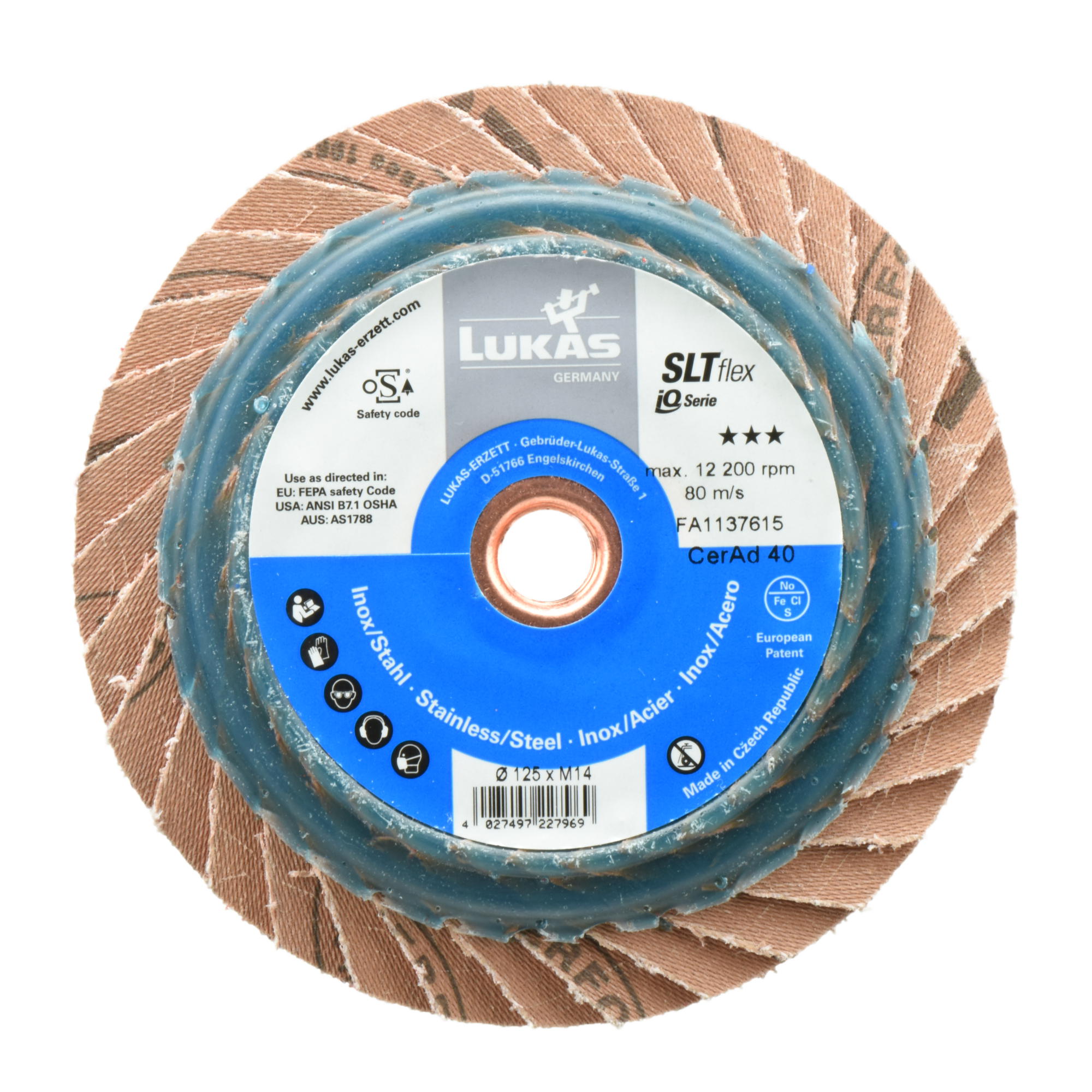 Tarcza listkowa SLTflex Ø 125 mm CeramicAd 40 - obrazek 6