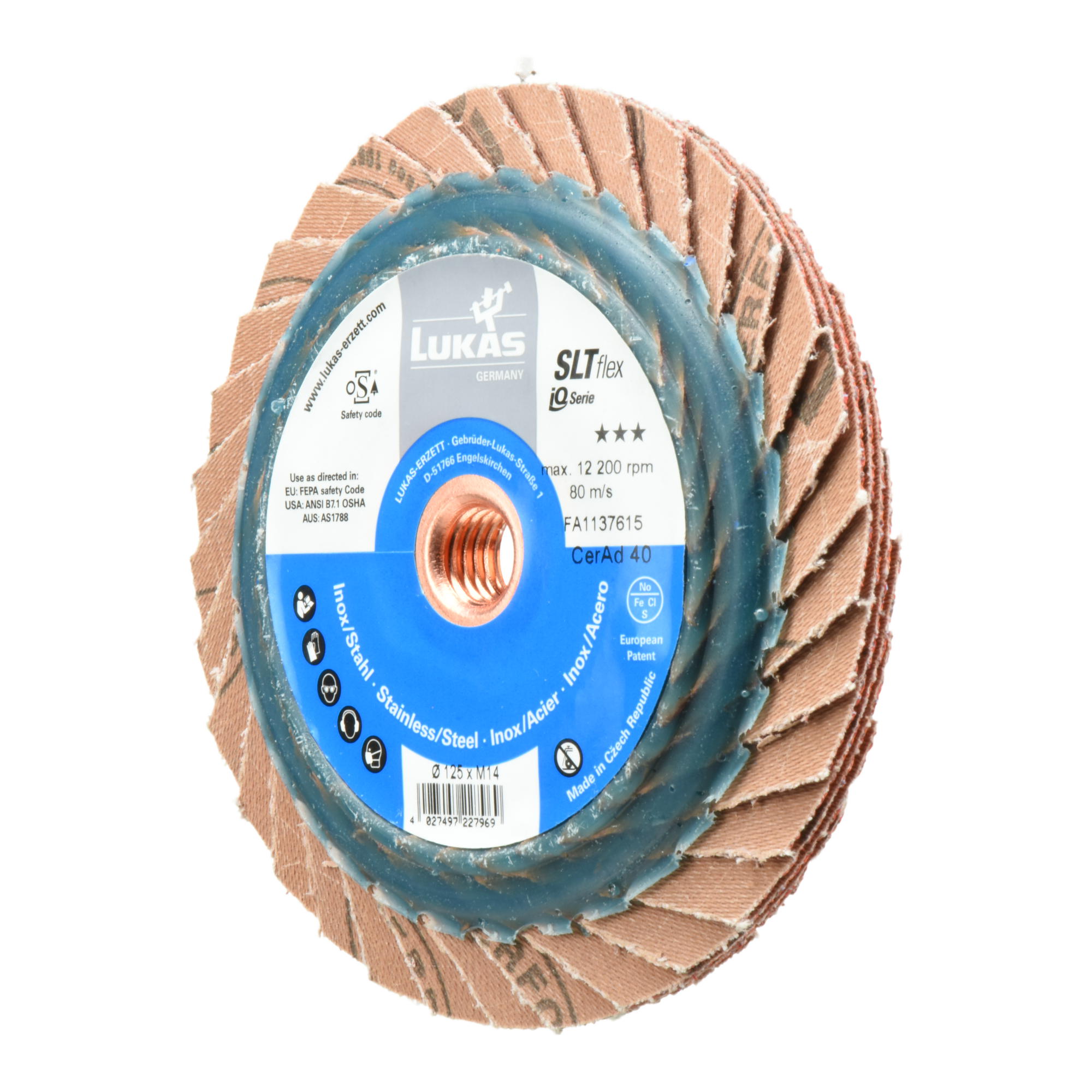 Tarcza listkowa SLTflex Ø 125 mm CeramicAd 40 - obrazek 5