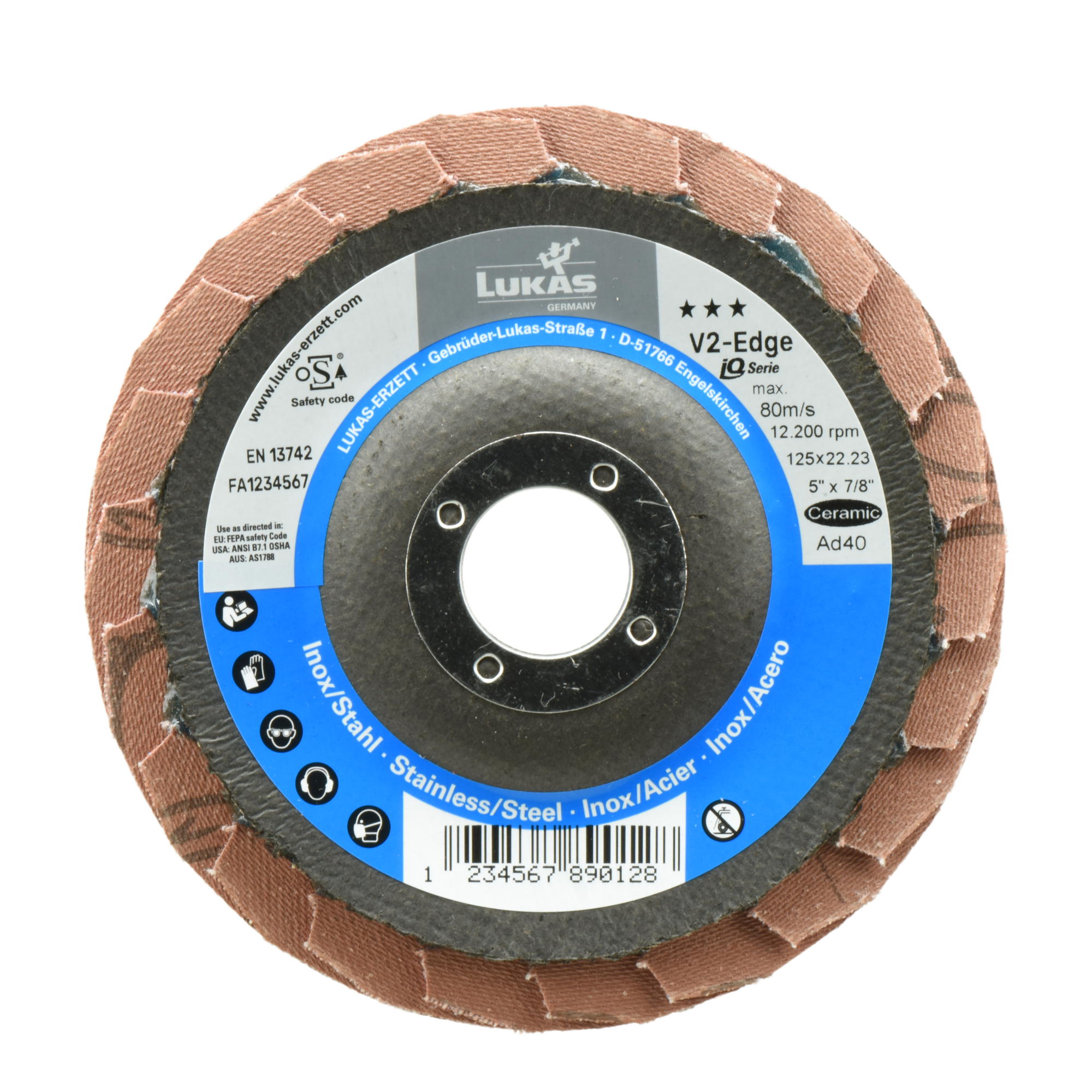 Tarcza listkowa V2 Edge Ø 125 mm CeramicAd 40 - obrazek 3