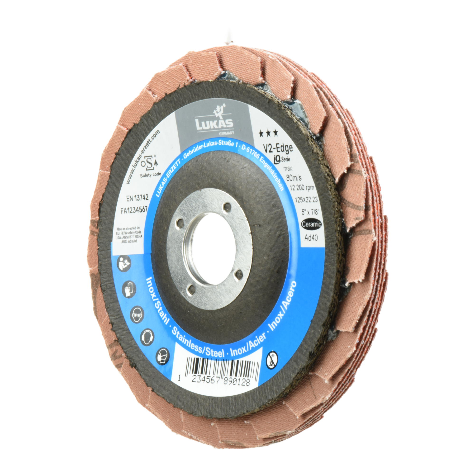 Tarcza listkowa V2 Edge Ø 125 mm CeramicAd 40 - obrazek 4