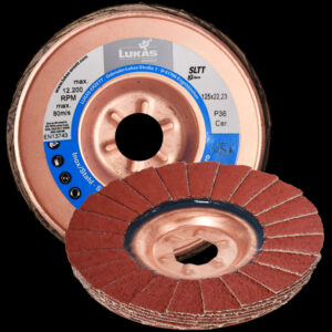 Tarcza listkowa lamelowa SLTT Ø 125 mm Ceramic3P ziarnistość 36
